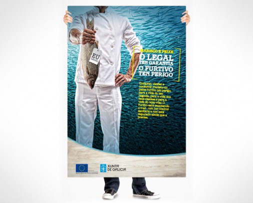 Campaña Xunta de galicia - Quico - O legal ten garantía - Poster